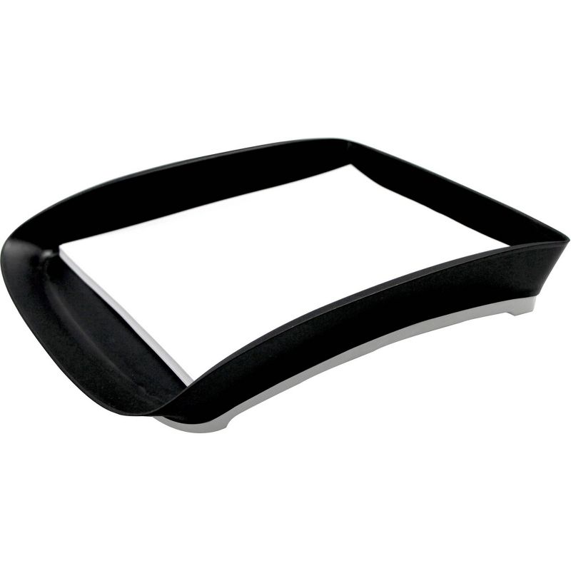 Storex 4pk Rubber Grip Letter Trays - Black