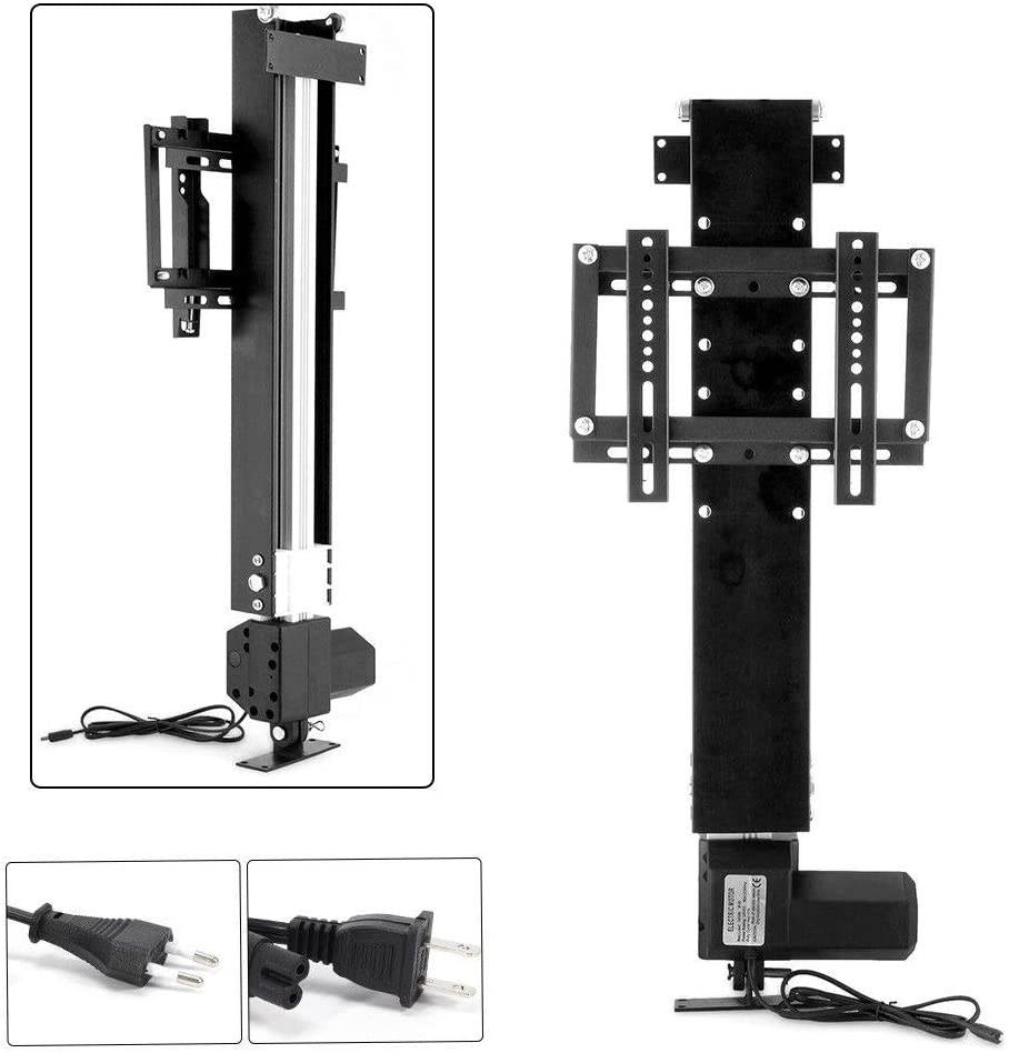 LOYALHEARTDY TV Electric Lifting Bracket, Motorized TV Lift With Remote Control For Large Screen 14-32" 500mm