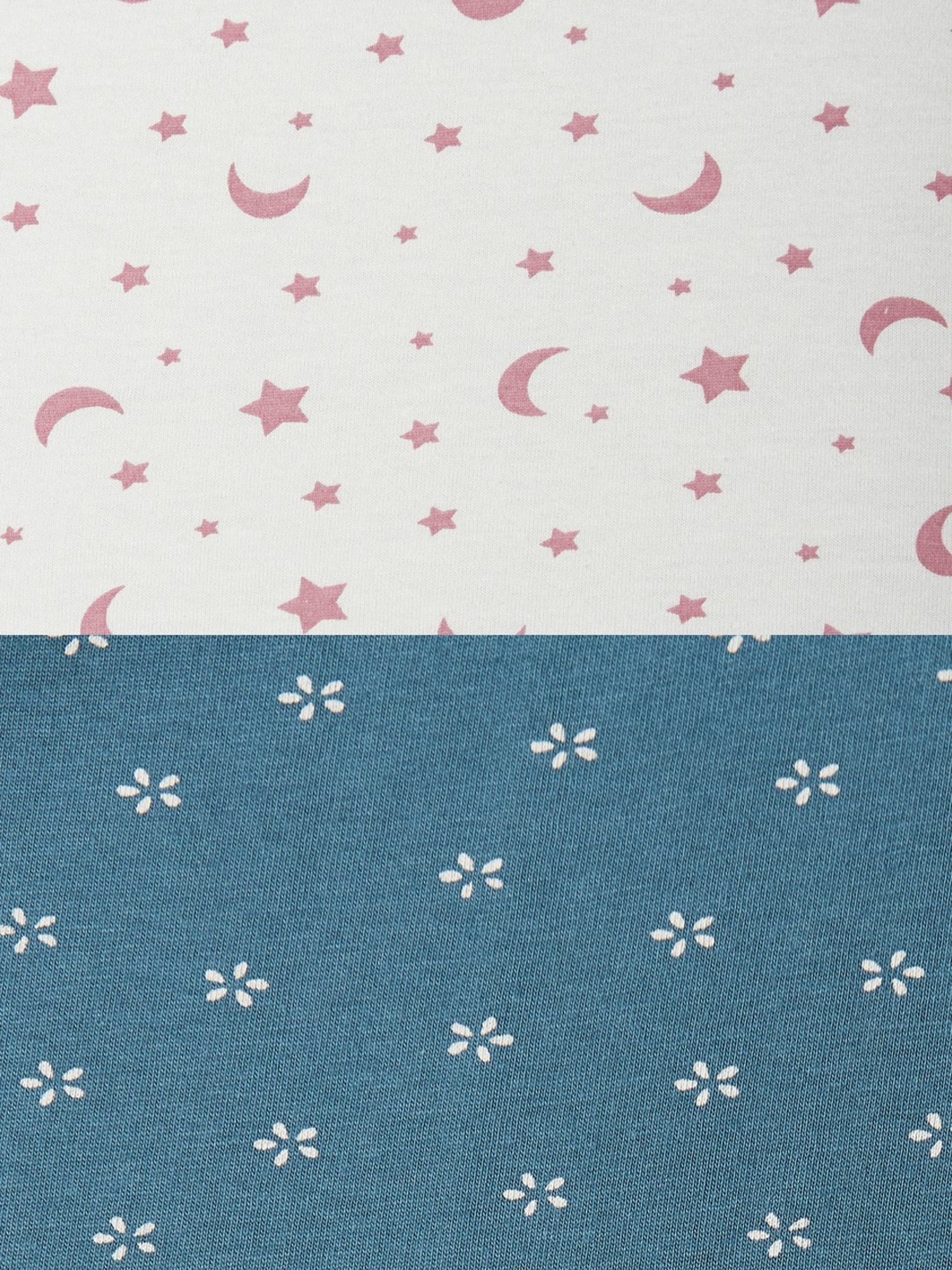 Dreamz by Pantaloons White & Blue Cotton Printed Camisoles - Pack Of 2