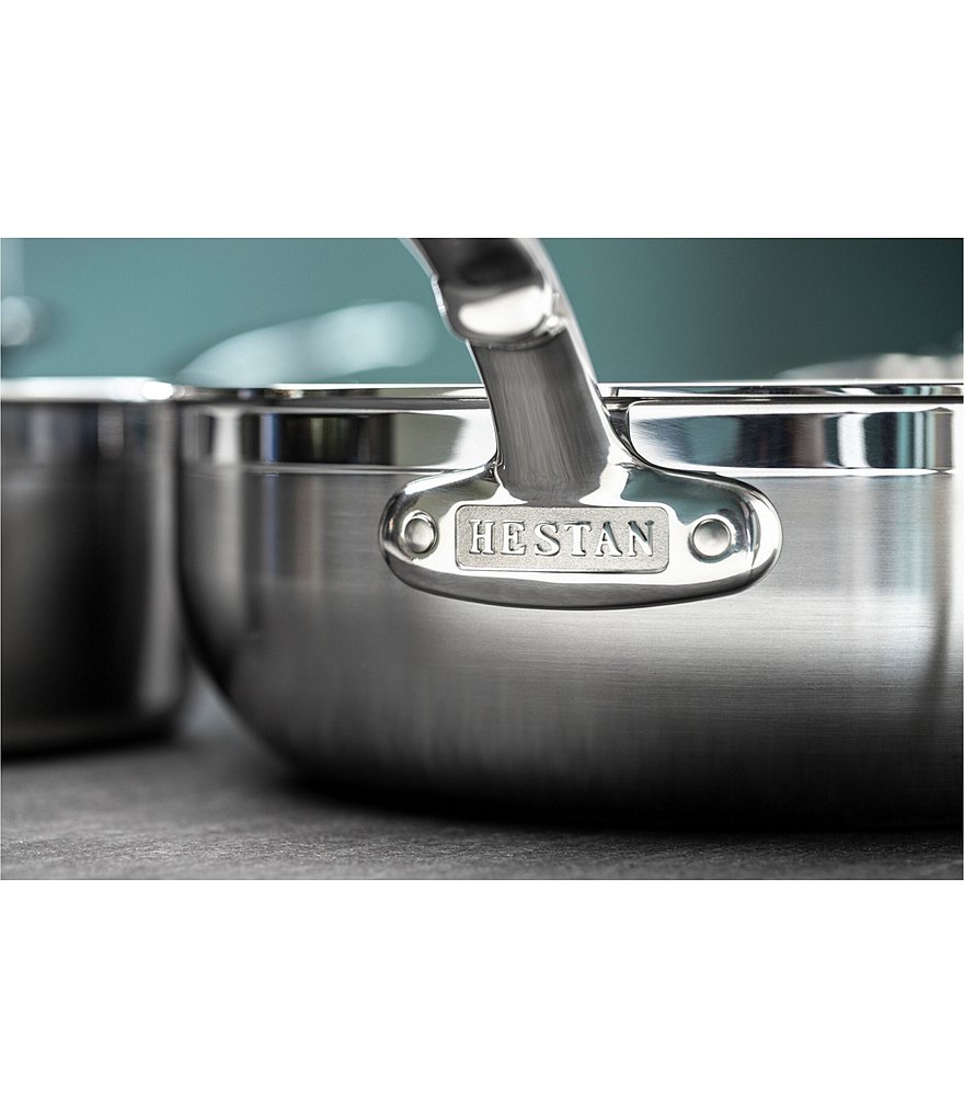 Hestan ProBond Stainless Steel Essential Pan with Helper Handle, 5-Quart