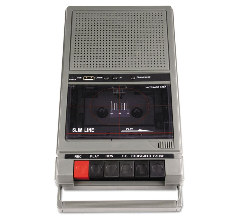 Amplivox Portable Four-Station Listening Center Audio Cassette Recorder SL1039