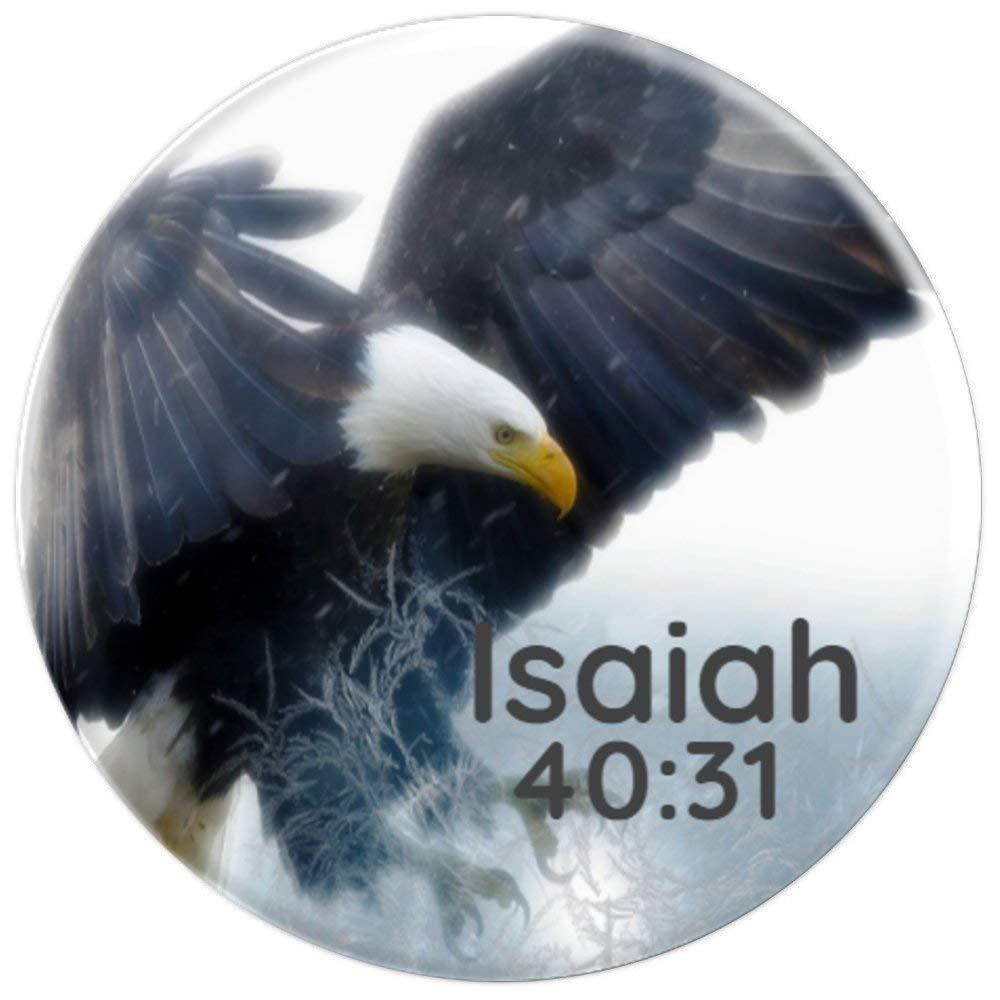 Isaiah 40:31 Christian Bible Scripture Eagle Design - PopSockets Grip and Stand for Phones and Tablets