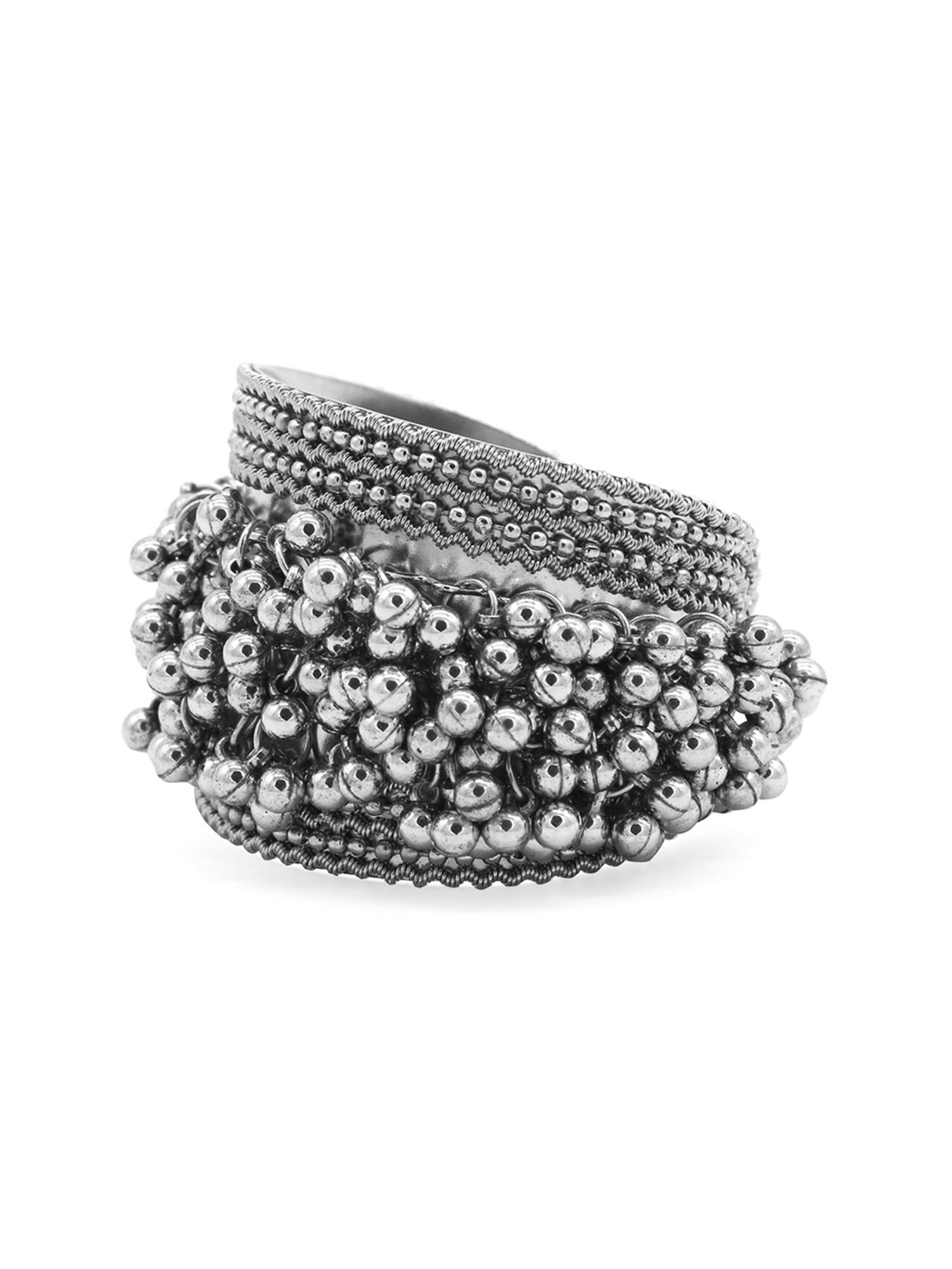 Teejh Pitara Collection Vaanika Silver Oxidized Jewellery Set