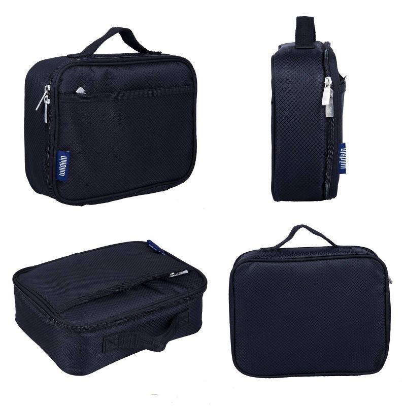 Wildkin Rip-Stop Black Lunch Box