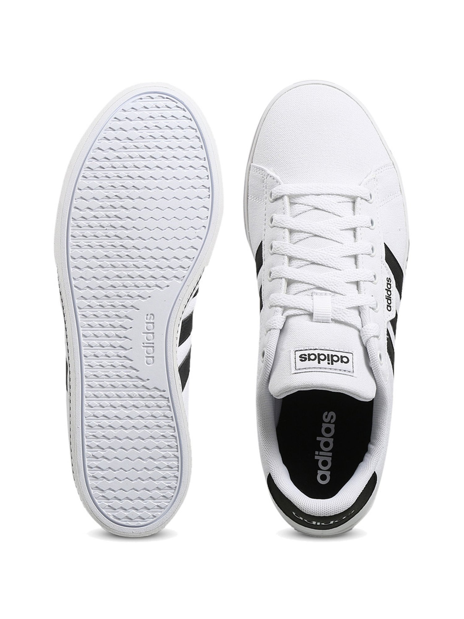 Adidas Men's DAILY 3.0 White Skateboarding Shoes