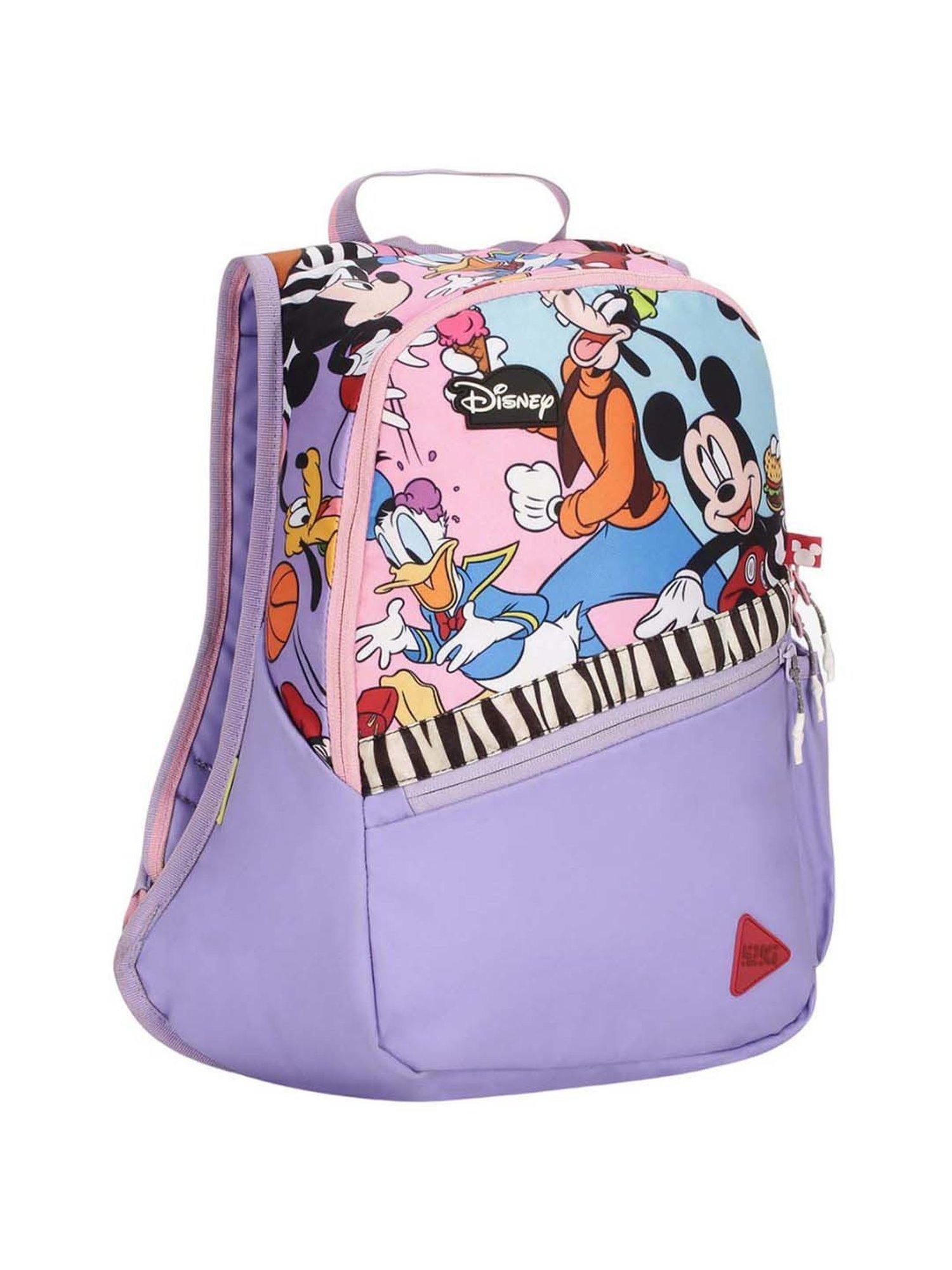 Wiki Mickey 15 Ltrs Purple Medium Backpack