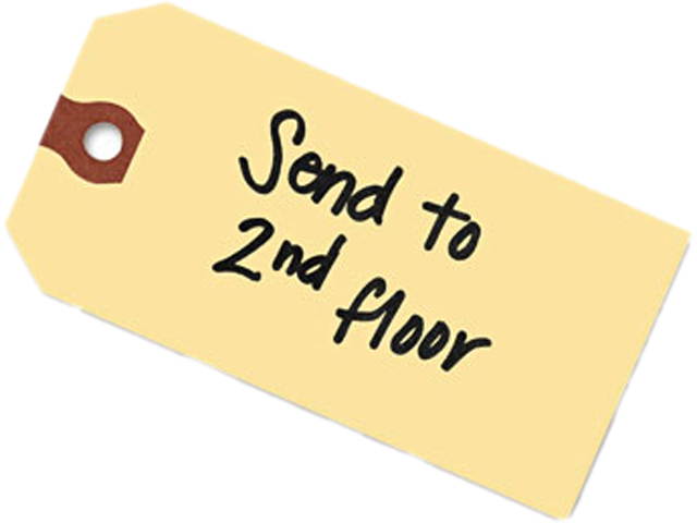 Avery Unstrung Shipping Tags 13-pt. Stock 6 1/4 x 3 1/8 Manila 1 000/Box 12308