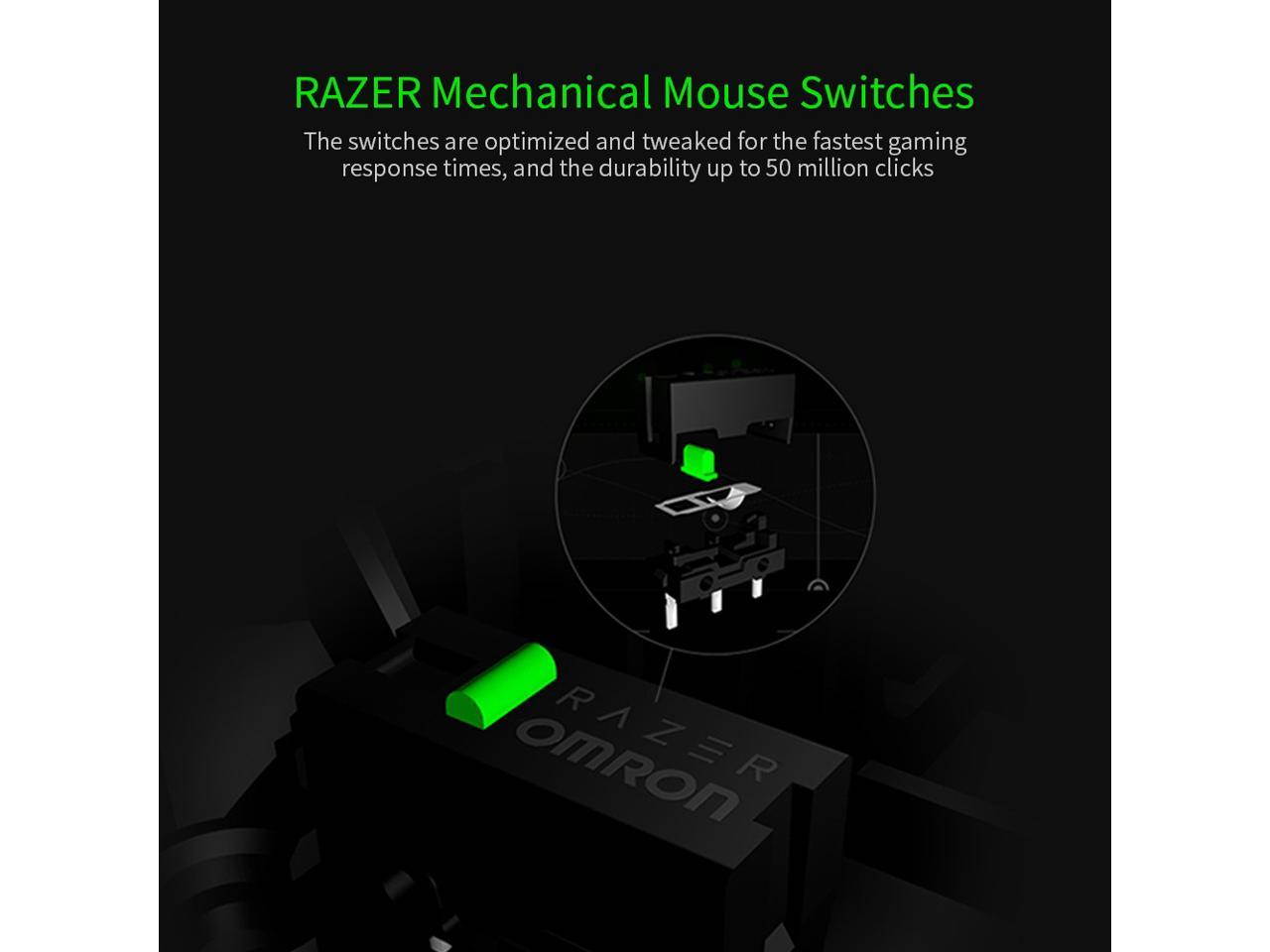 Razer Lancehead Tournament Edition Wired Gaming Mouse RGB Gaming Mouse Ergonomic Mice with 5G Optical Sensor 16000DPI Black