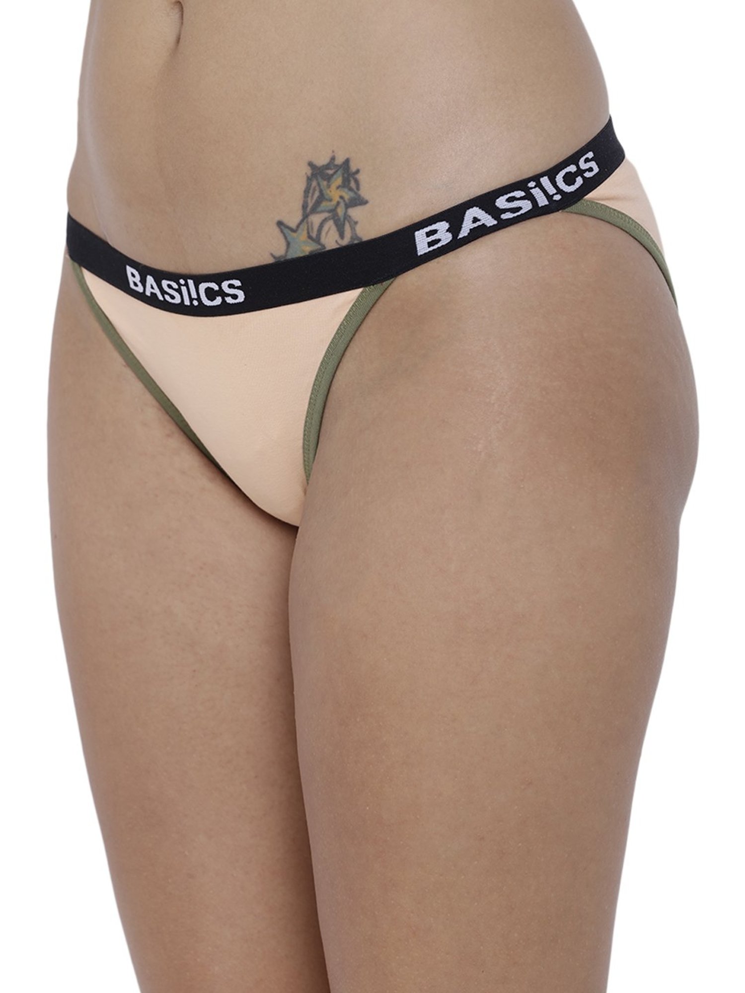 BASIICS by La Intimo Beige Bikini Panty