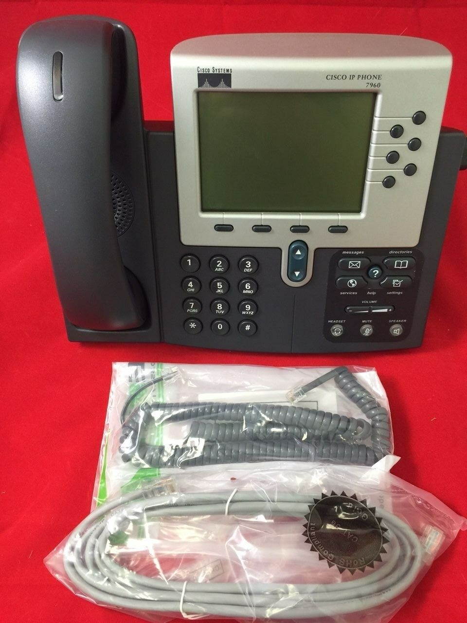 Lot of 5 Cisco 7960G - CP-7960G VOIP Office Phone - Excellent Condition