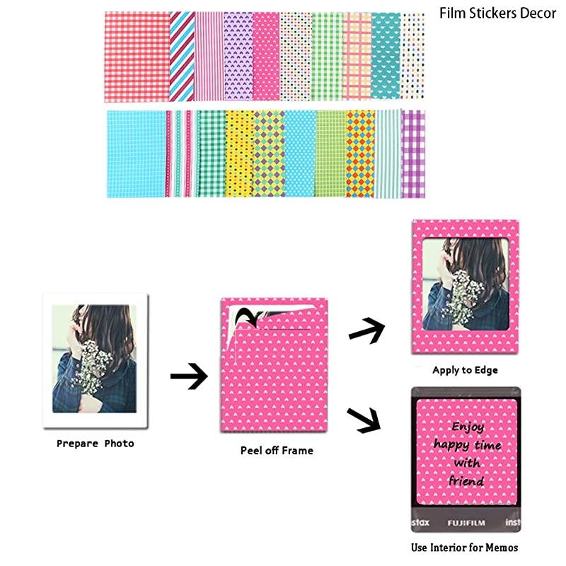 Accessories Compatible with Fujifilm Instax Mini 9/8 / 8+ Instant Film Camera, Bundle Pack Include Album, Filters, Strap & Other Accessories.