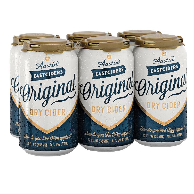 Austin Eastciders Original Dry Hard Cider - 6pk/12 fl oz Cans