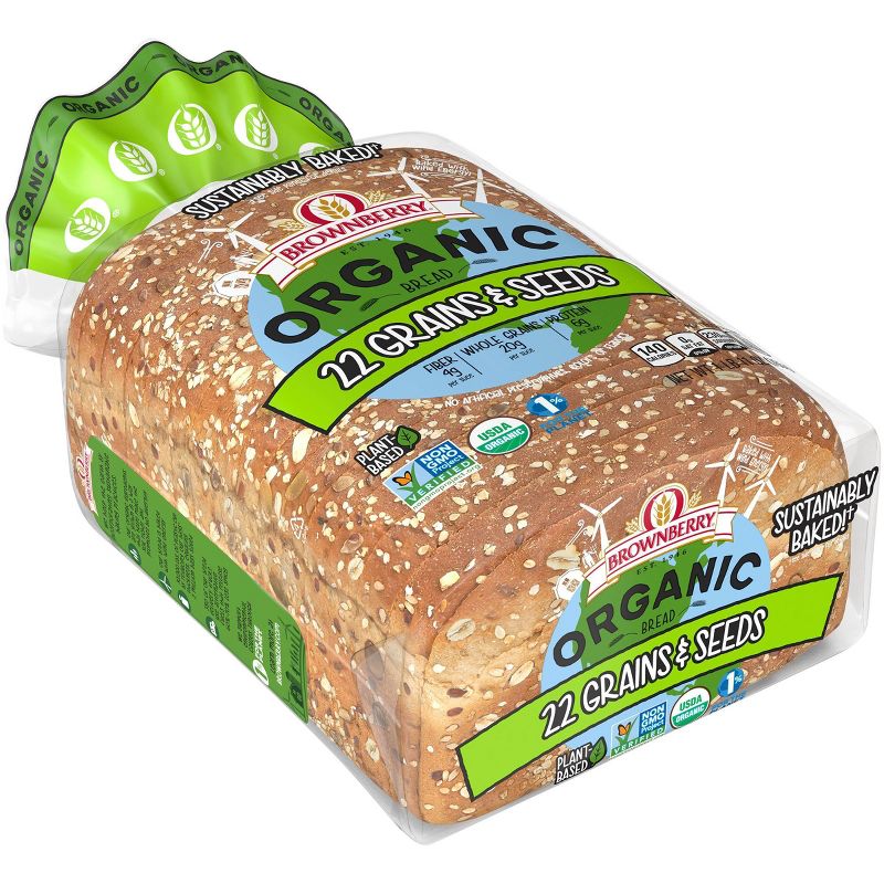 Brownberry Organic 22 Grains & seeds Bread - 27oz