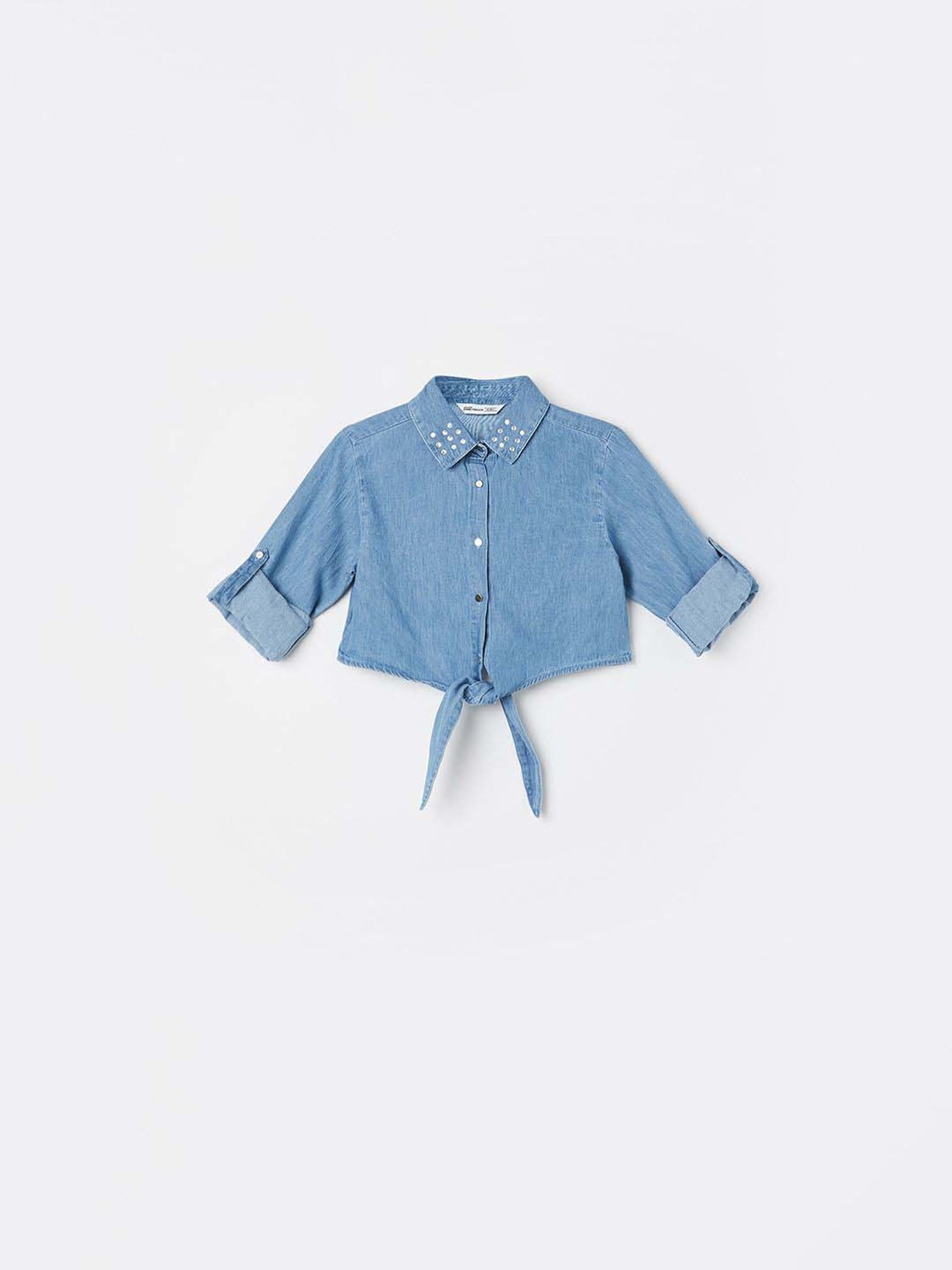 Fame Forever by Lifestyle Girls Blue & Red Cotton Solid Full Sleeves Dress