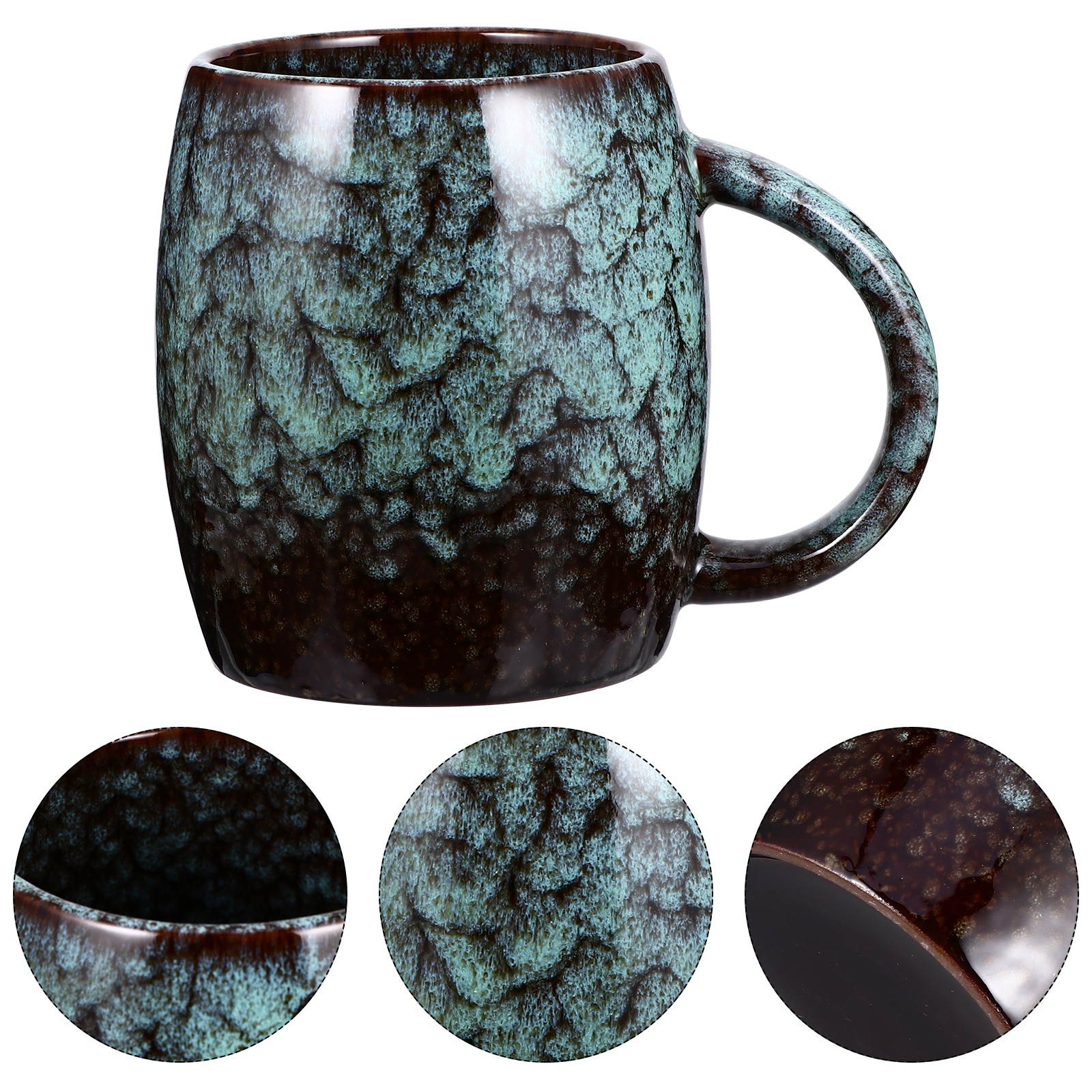 Retro Water Mug Practical Office Ceramic Cup Household Coffee Cup Water Cup