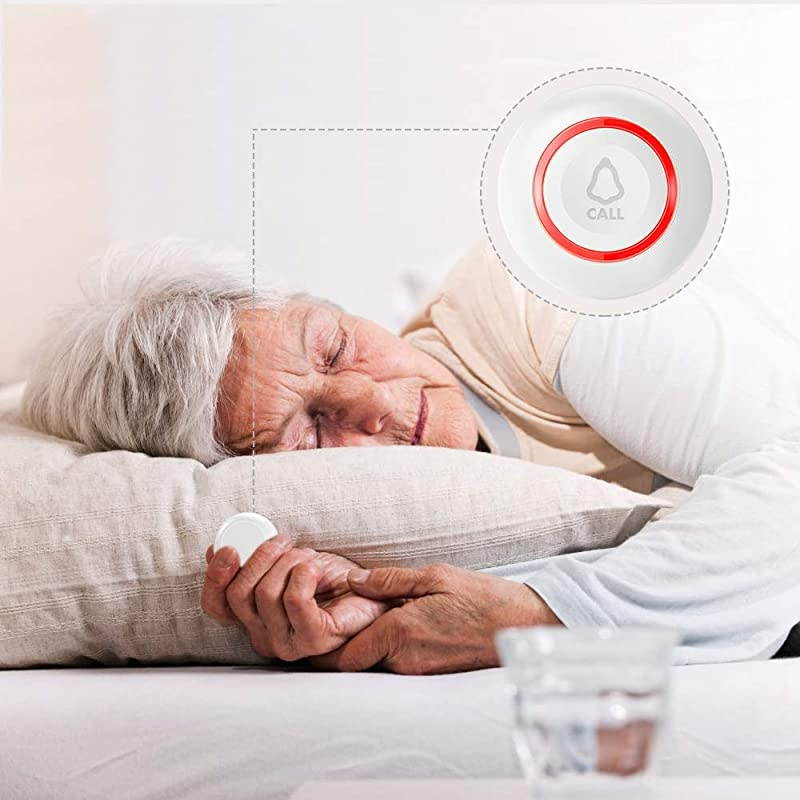 Wireless Doorbell  Waterproof Doorbell 500+Ft Range Loud Enough with LED Flashing