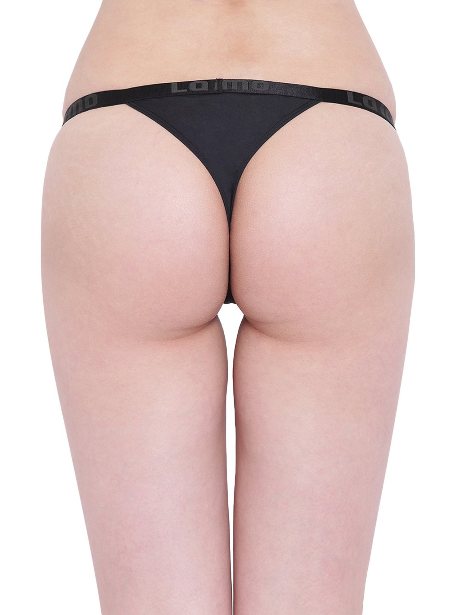 La Intimo Black G-String Panty