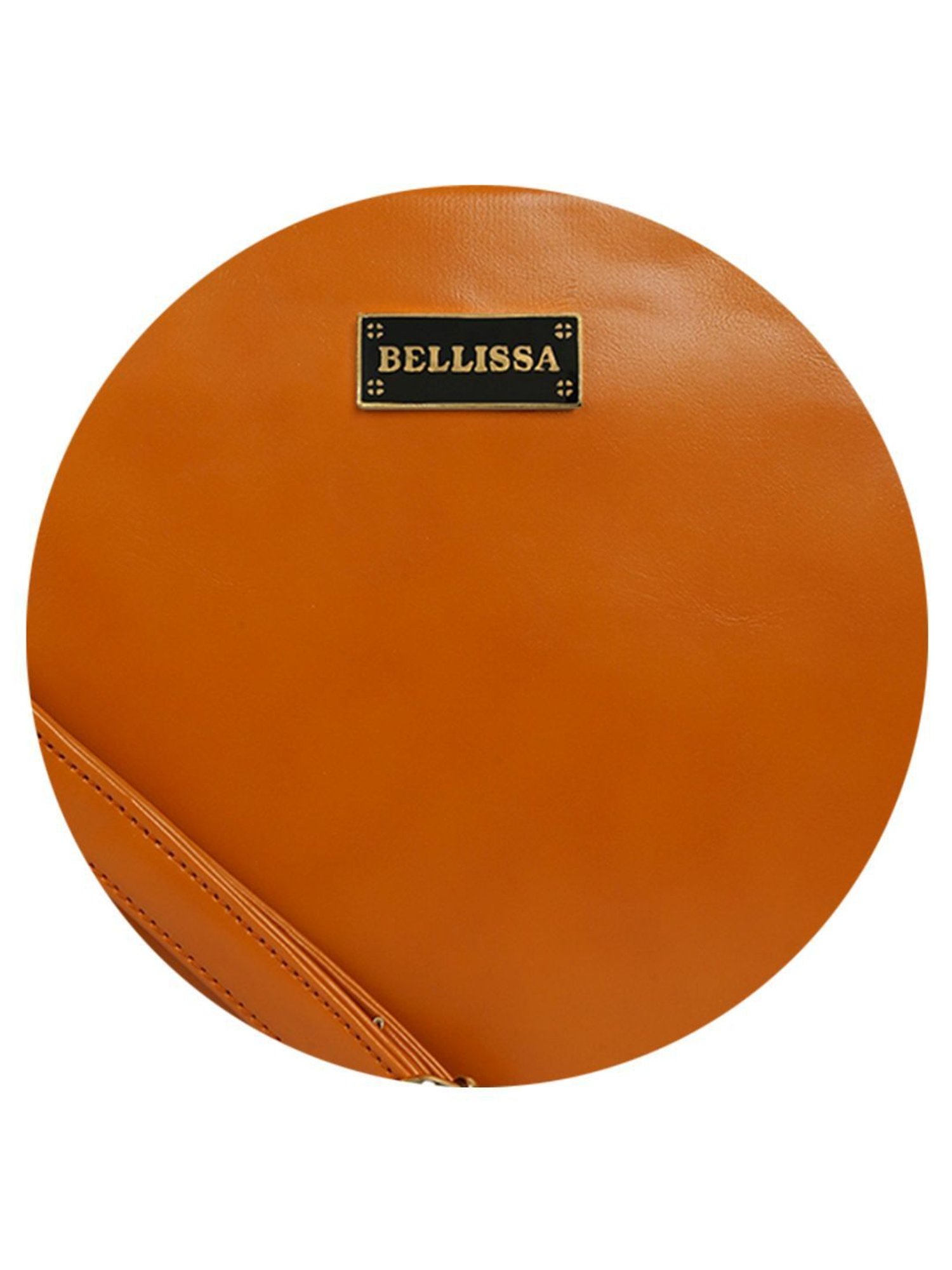 Bellissa Tan Solid Medium Premium Shoulder Handbag