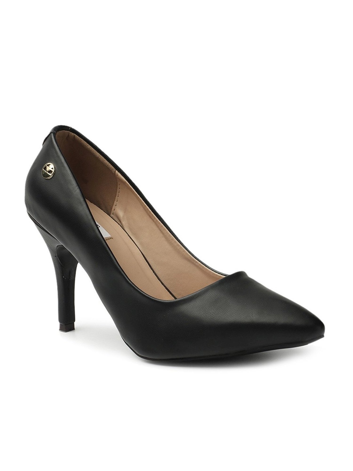 Elle Women's Black Stiletto Pumps