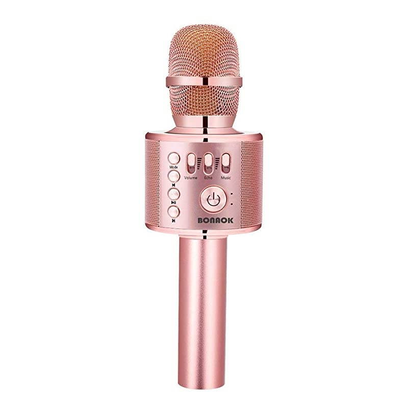 Bluetooth Karaoke Wireless Microphone3in1 Portable Handheld Karaoke Mic Speaker Machine Christmas Birthday Home Party for AndroidiPhonePC or All Smartphone