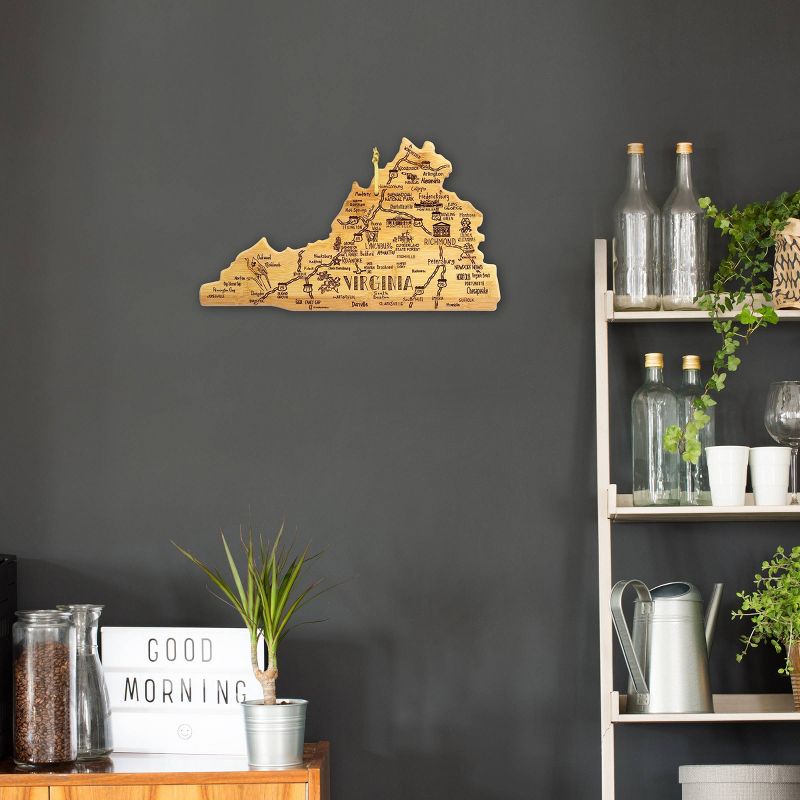 Picnic at Ascot Bamboo Butcher Block  13" x 13"