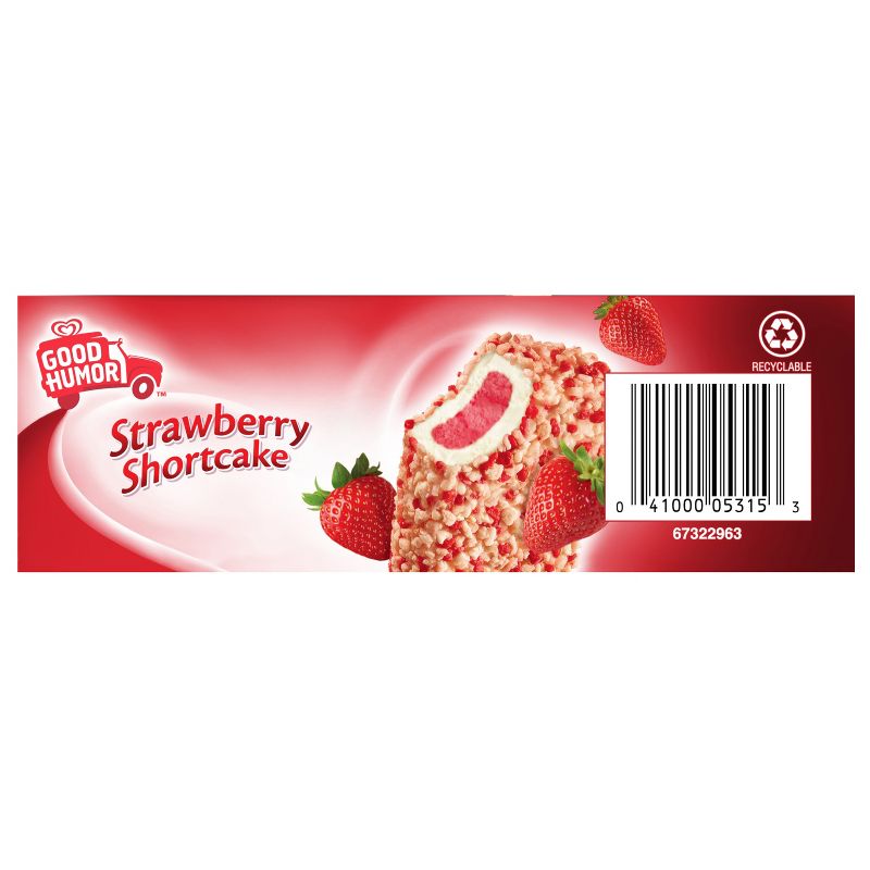 Good Humor Ice Cream & Frozen Desserts Strawberry Shortcake Bar - 6pk