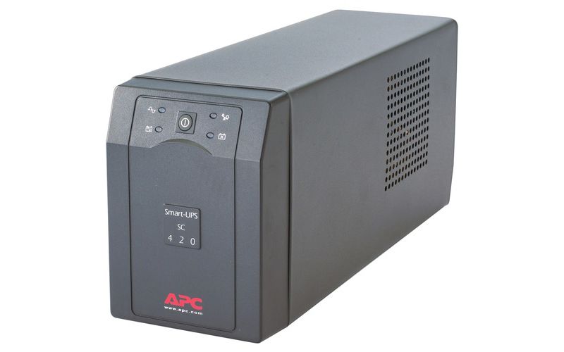 APC Smart-UPS SC 420VA - 420VA/260W - 5.5 Minute Full Load - 1 x IEC 320-C13 - Battery/Surge-protected, 3 x IEC 320-C13 - Battery/Surge-protected, 2