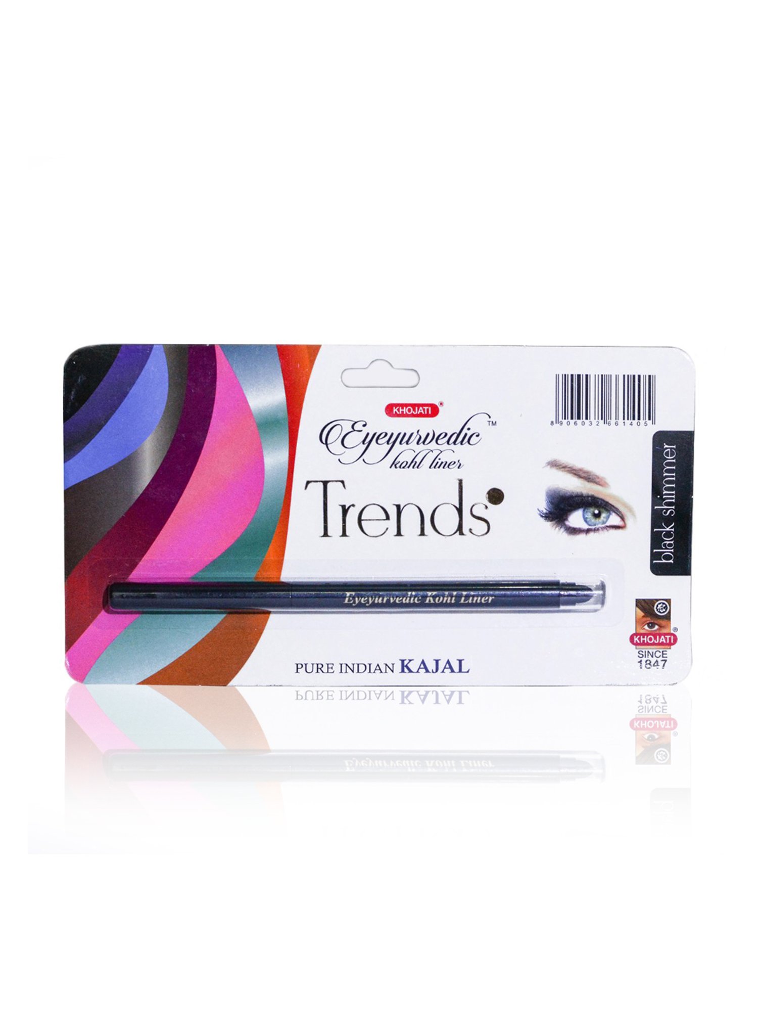 Khojati Eyeyurvedic Kohl Liner Trends Black Shimmer - 0.25 gm