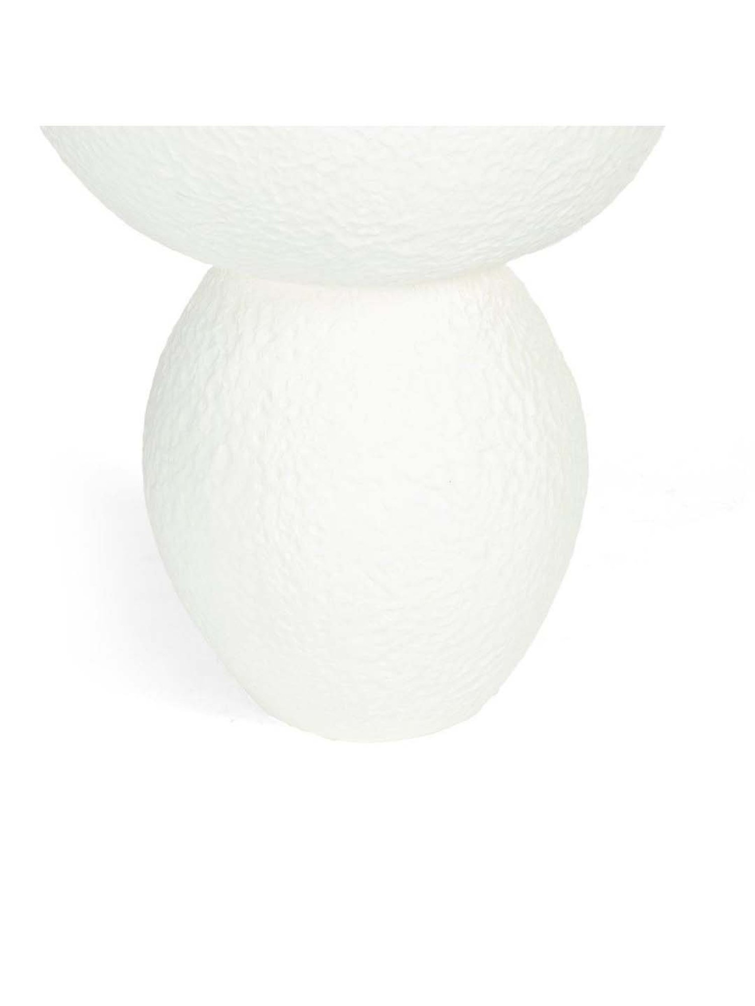 TAYHAA White Ceramic Leaf Shape Vase