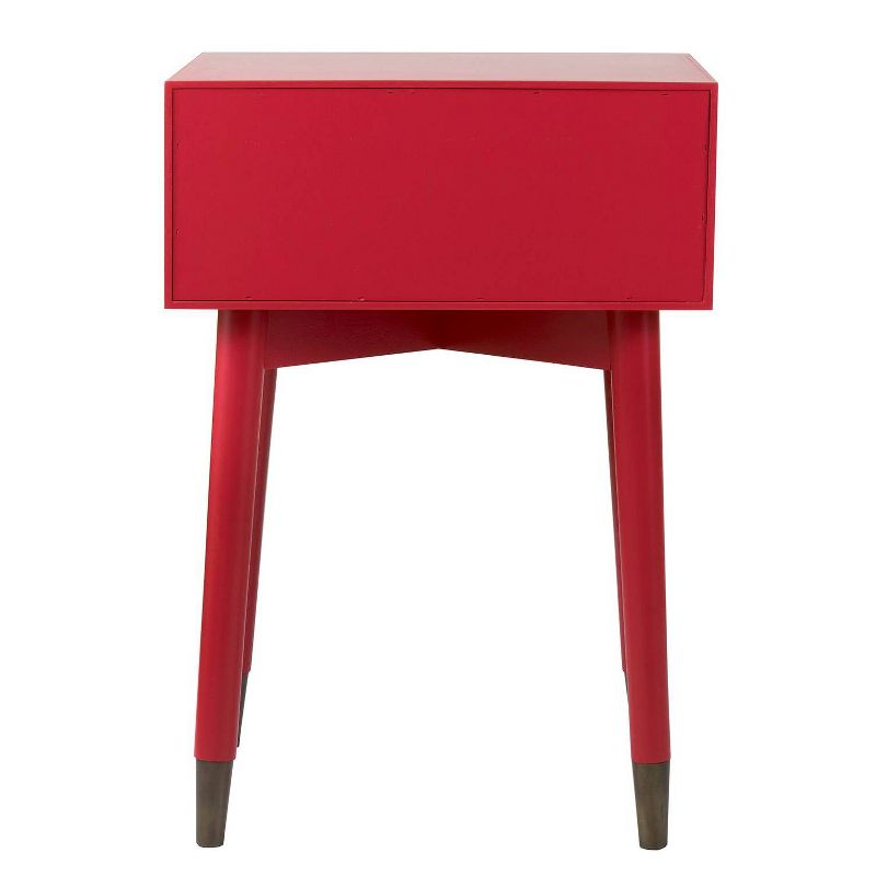Weeks Acacia Accent Table Red - East At Main