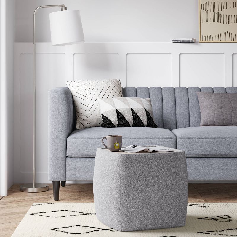 Starlite Storage Ottoman with Wood Lid Light Gray - Project 62™