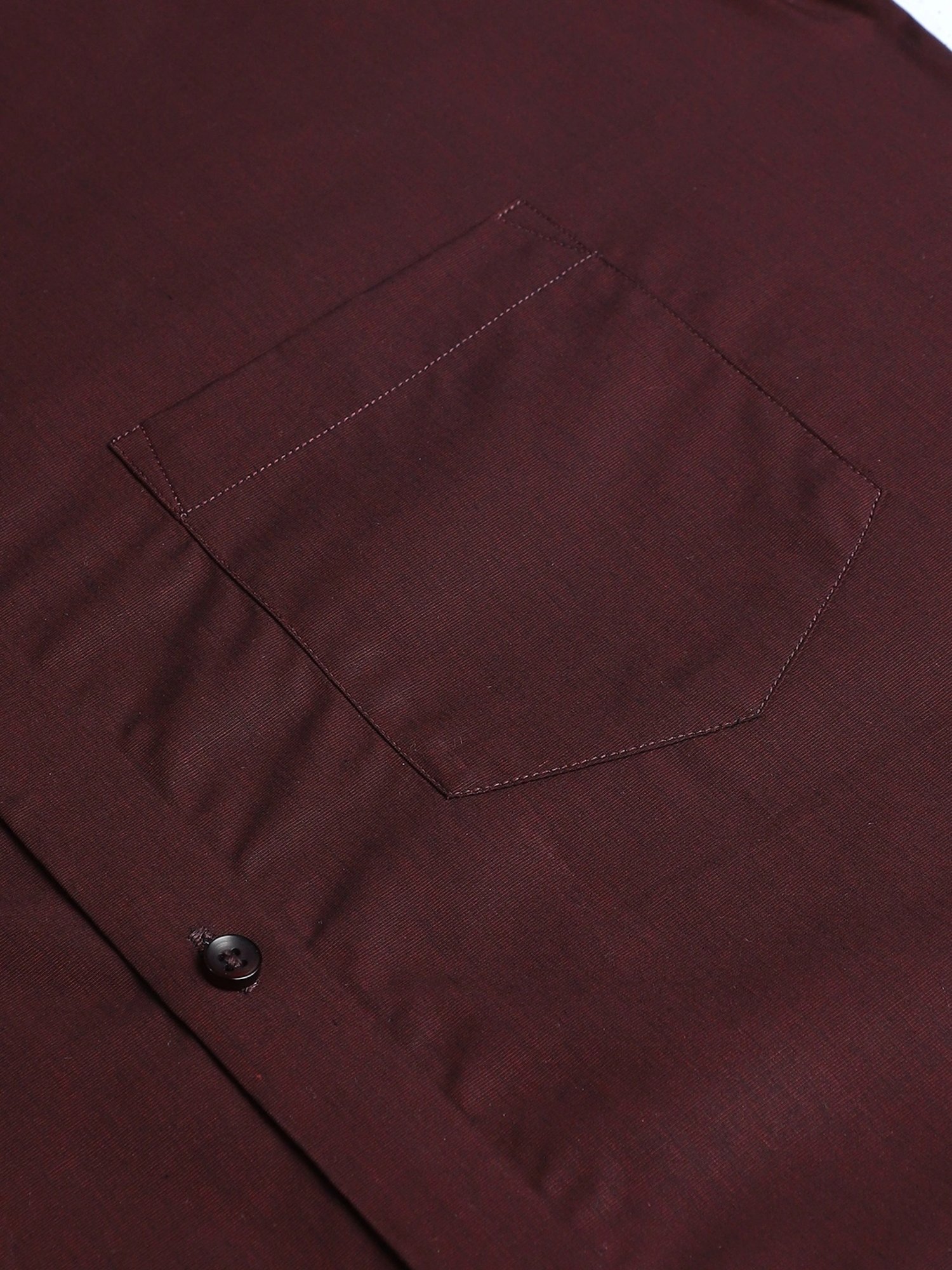 Tag 7 Maroon Cotton Regular Fit Shirt