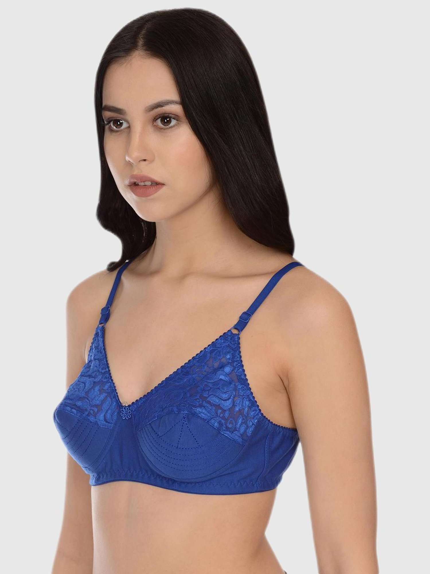 Mod & Shy Multi Lace Print Bra Set