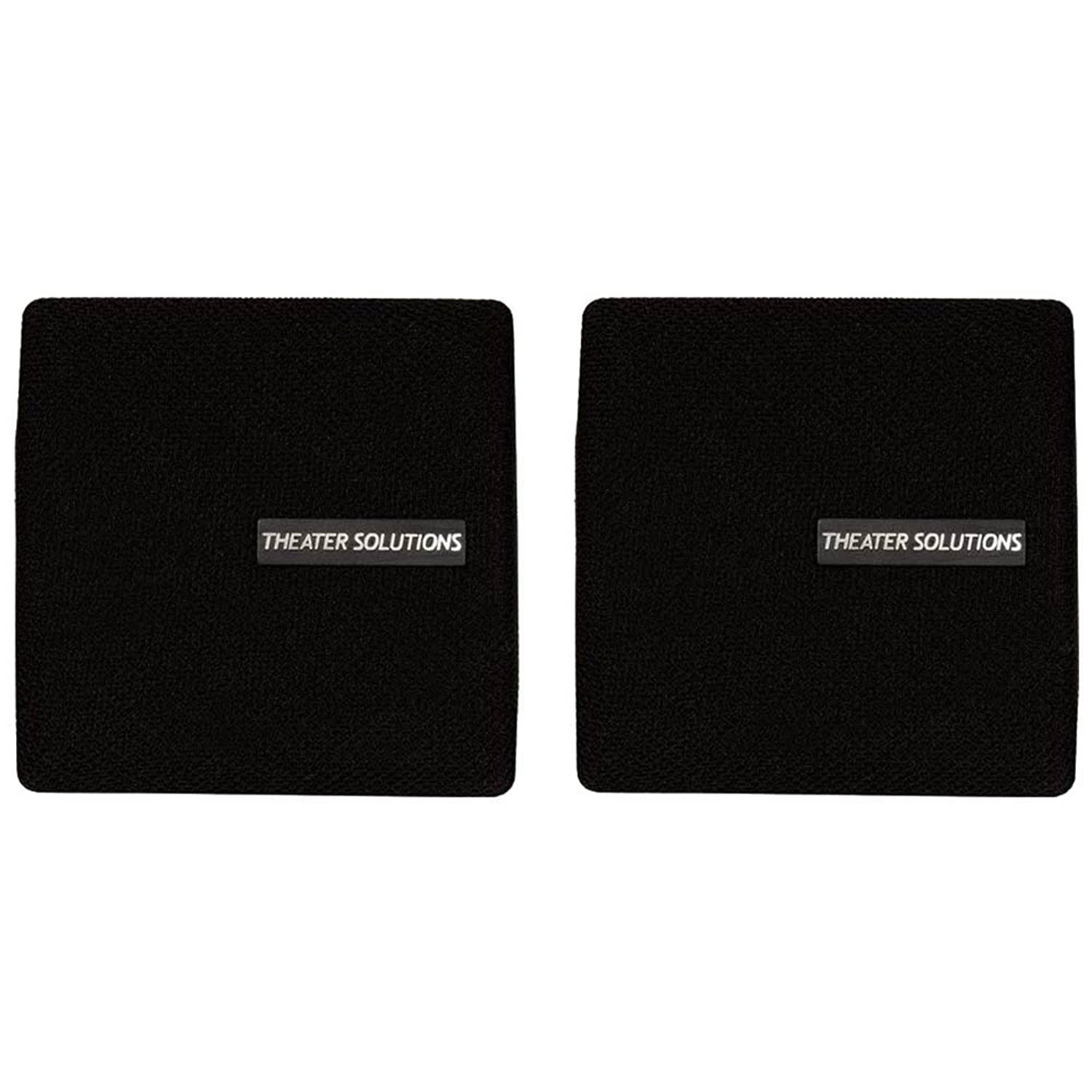 Theater Solutions TS30B Mountable Indoor Speakers Black Bookshelf Pair