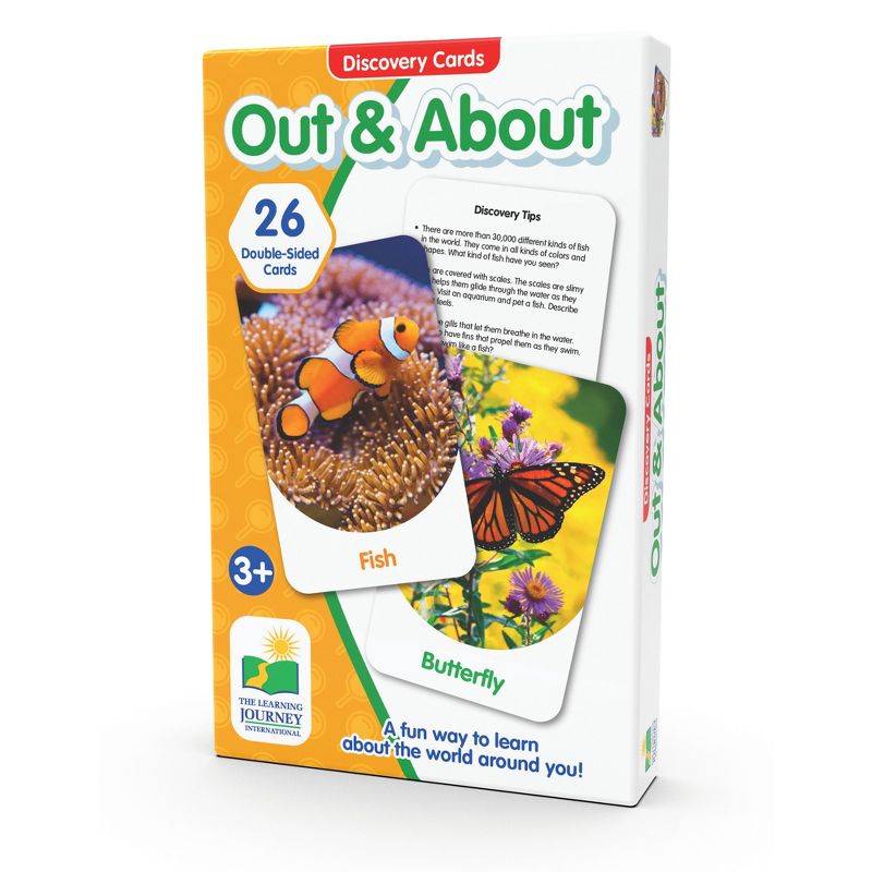 The Learning Journey Discovery Cards Out & About 26 Double-Sided Cards