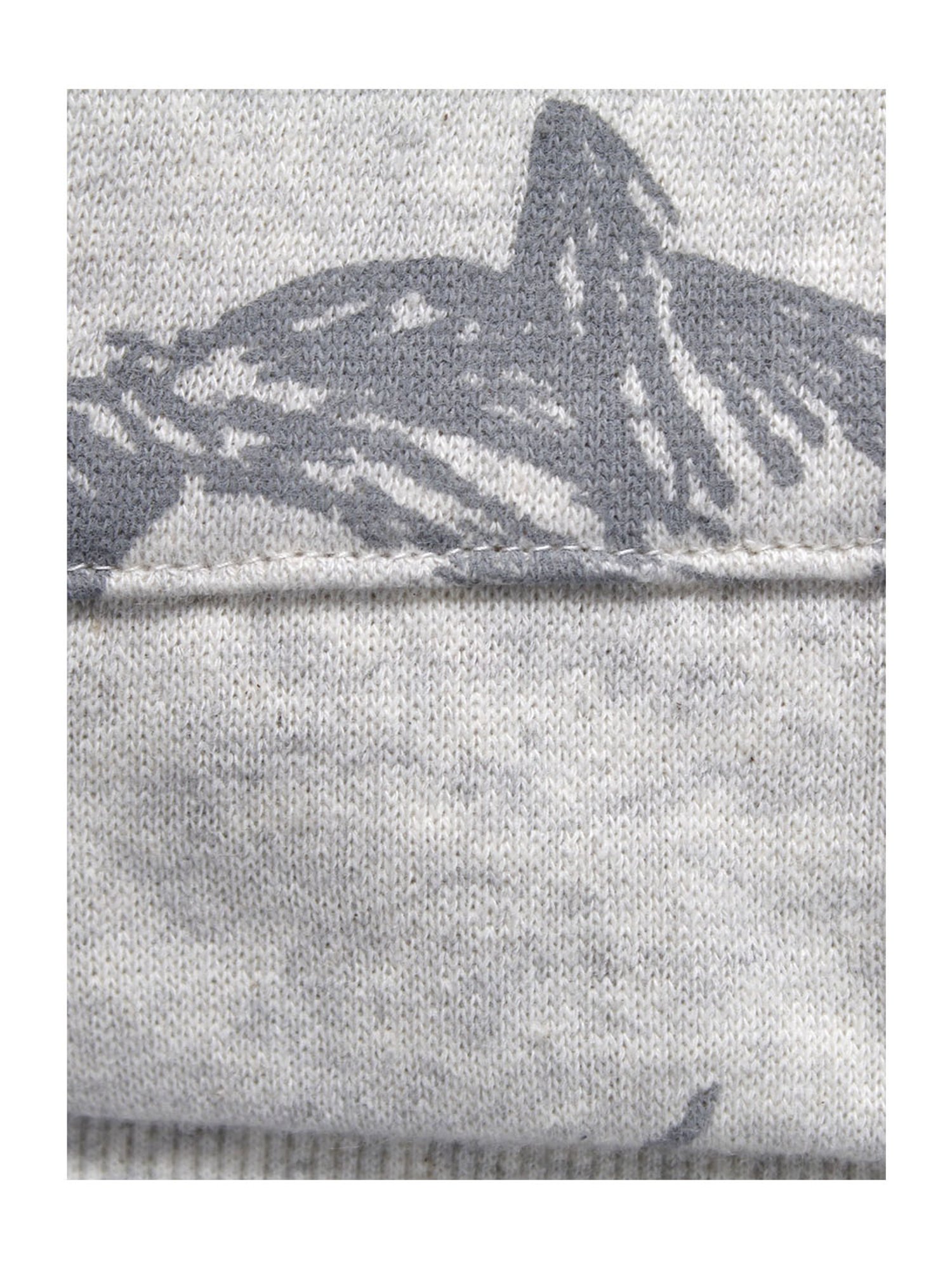 Nino Bambino Kids Grey Printed Hoodie