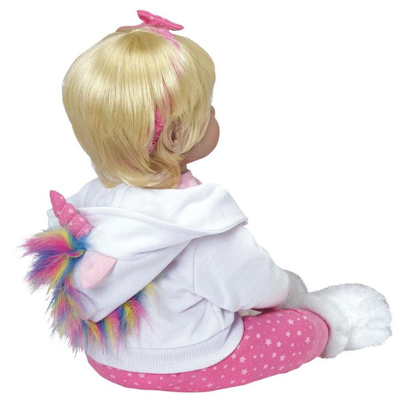 Adora Toddler Doll Rainbow Unicorn with unicorn embroidered outfit and fur boots