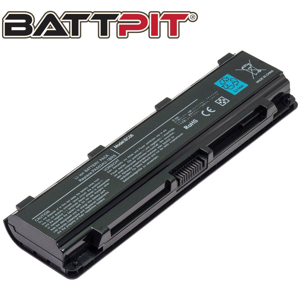 BattPit: PA5025U-1BRS battery for Toshiba PA5026U-1BRS, PA5027U-1BRS, PA5121U-1BRS (10.8V 4400mAh 48Wh)
