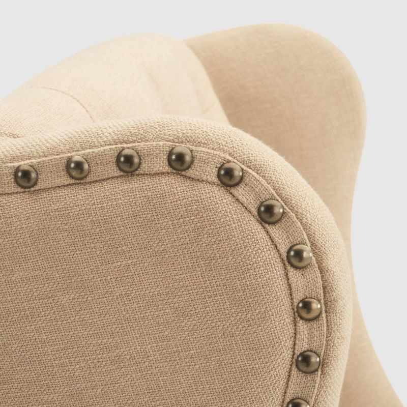 Set of 2 Avignon Tufted Dining Chair Beige - RST Brands