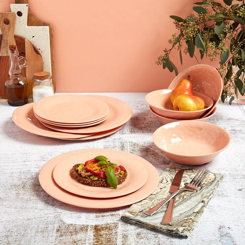 12pc Melamine Sorbet Dinnerware Set - Tabletops Gallery