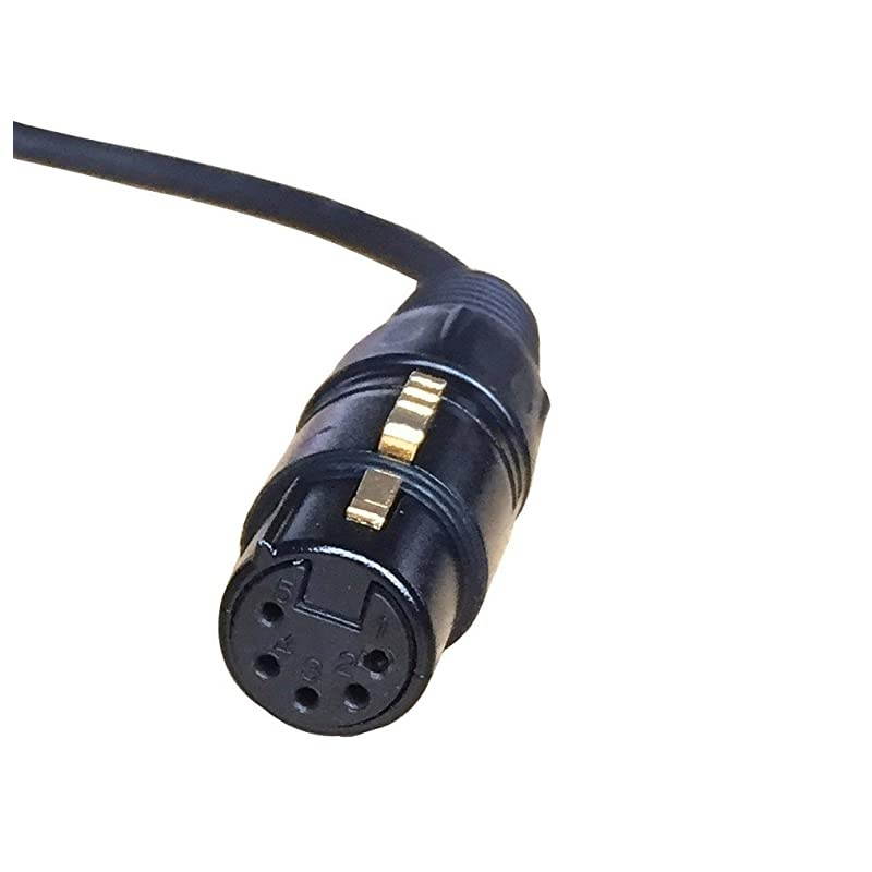 Aviation headset AB-GA Airbus XLR to GA dual plugs Pilot Headset Adapter 5 pin female airbus XLR connector to GA twin plugs aviation headset adapter free with super high density sponge with O ring