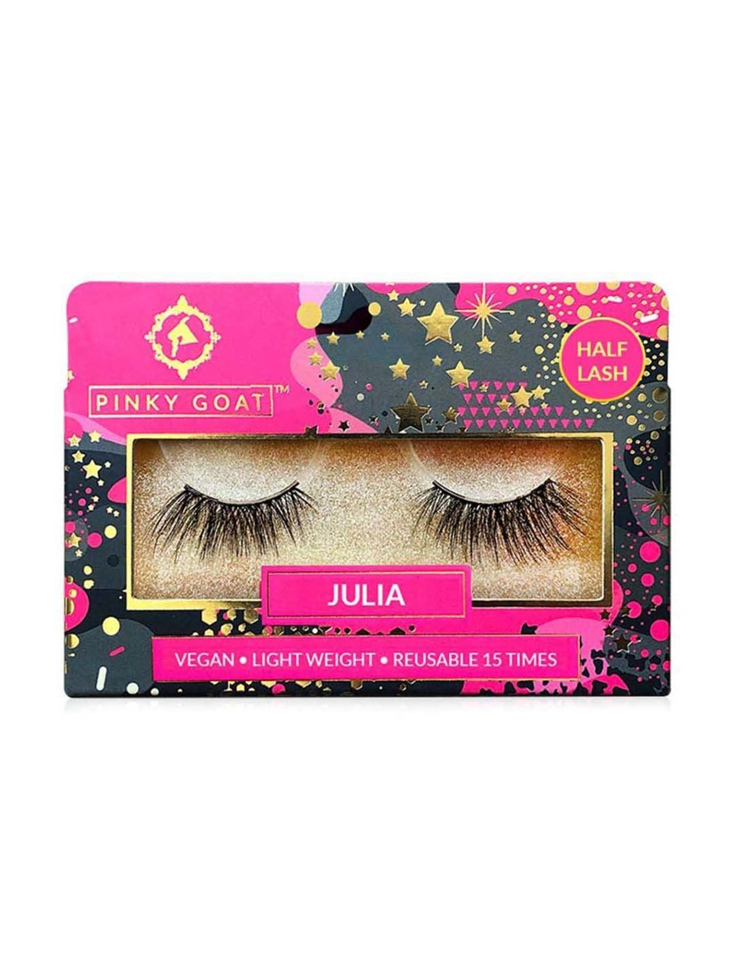 Pinky Goat Vegan Half Lashes Julia