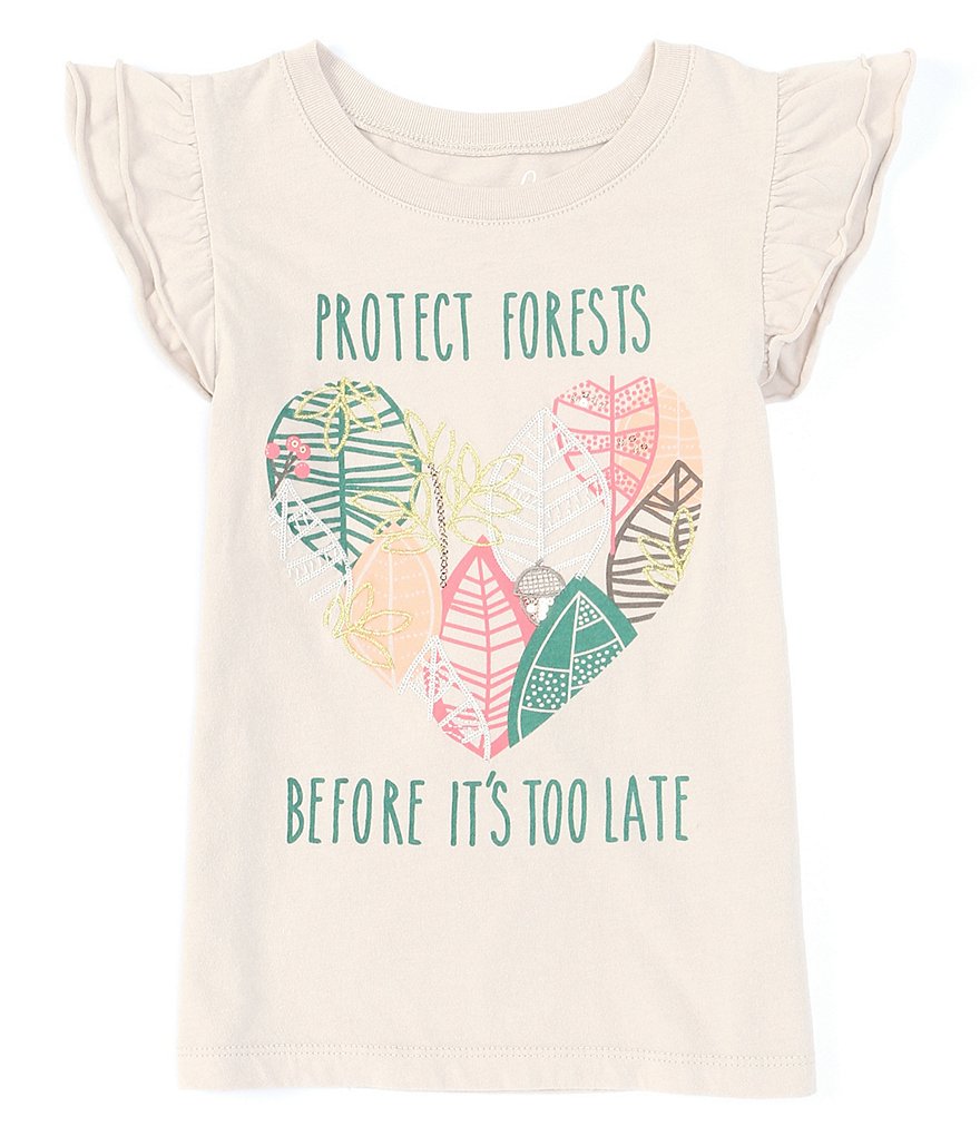 Peek Little/Big Girls 2T-12 Short-Sleeve X The Nature Conservancy Protect Forests Graphic Tee