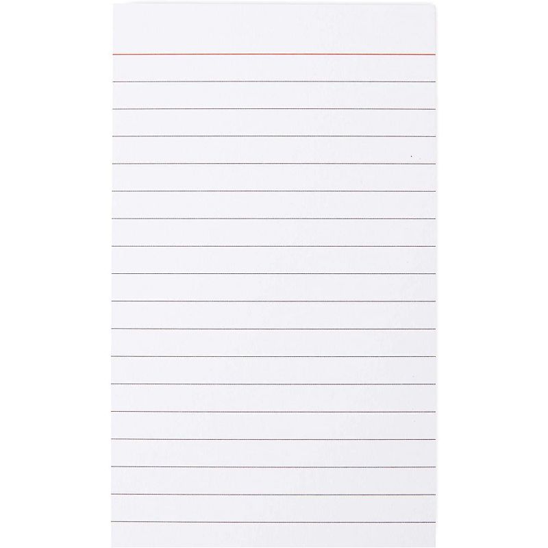 Okuna Outpost 300 Pack Portrait Style Vertically Ruled Index Cards, Checklist (3 x 5 In)