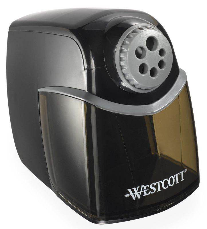Westcott HD Pencil Sharpener Gray/Black 16681
