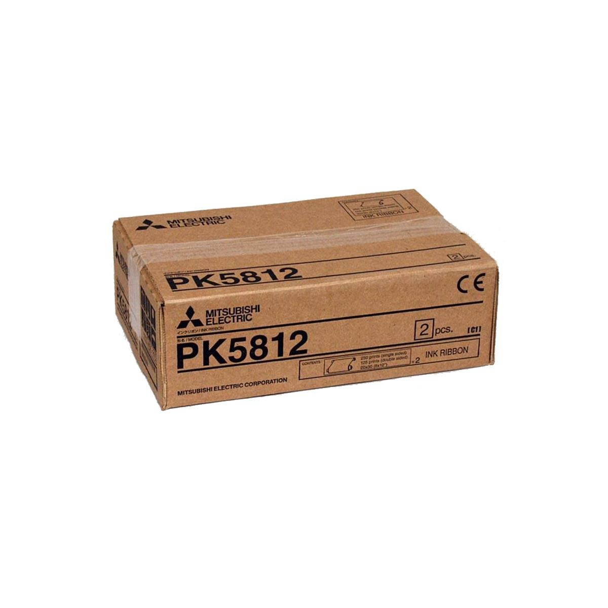 Mitsubishi 8x12" Donor Ink Ribbon/Box for CP-W5000DW Printer, Pack of 2 #PK5812