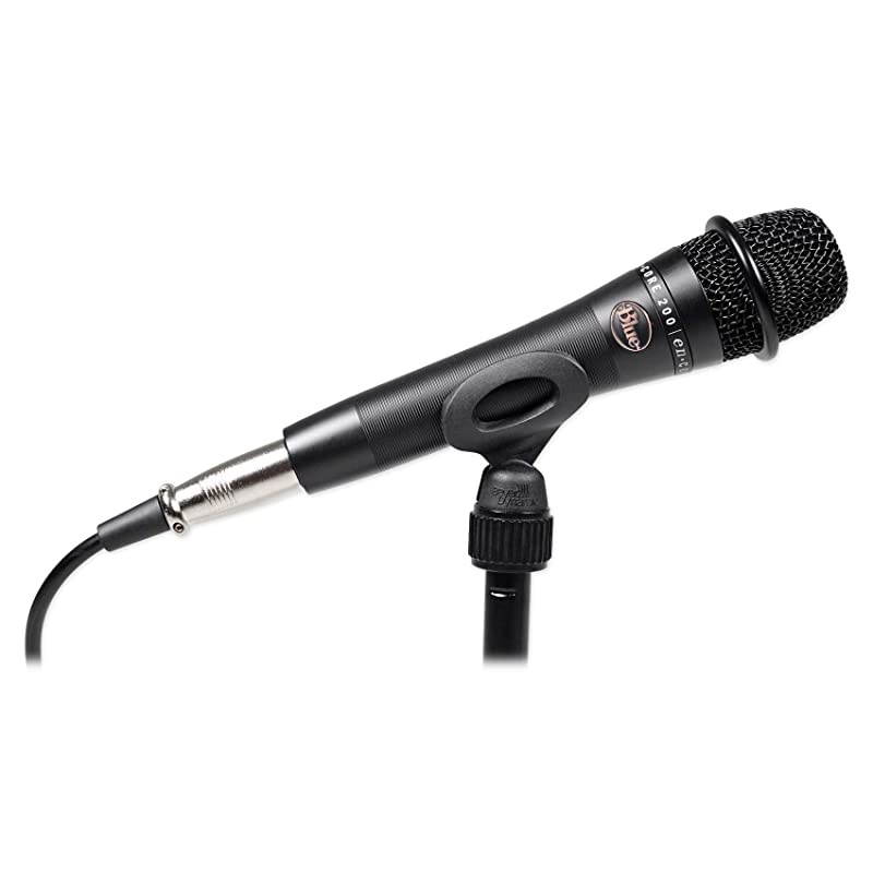 Encore 200 Studio Grade Phantom Powered Active Dynamic Microphone Black