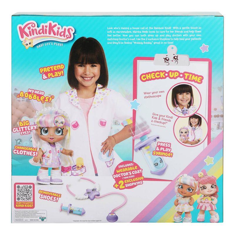 Kindi Kids Doctor's Dress Up Doll - Marsha Mellow