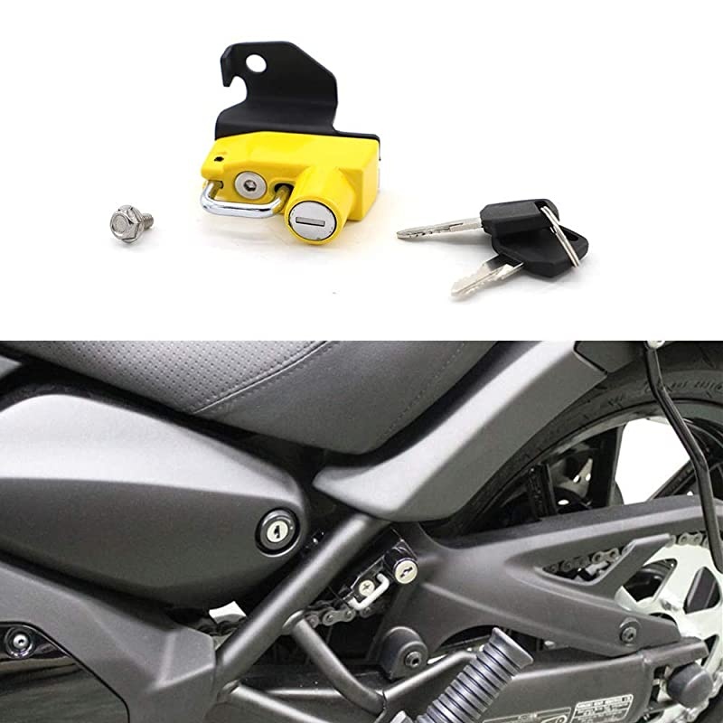 Helmet Lock Anti-Theft For Kawasaki Vulcan S/ABS EN650A 2015-2016 - Yellow