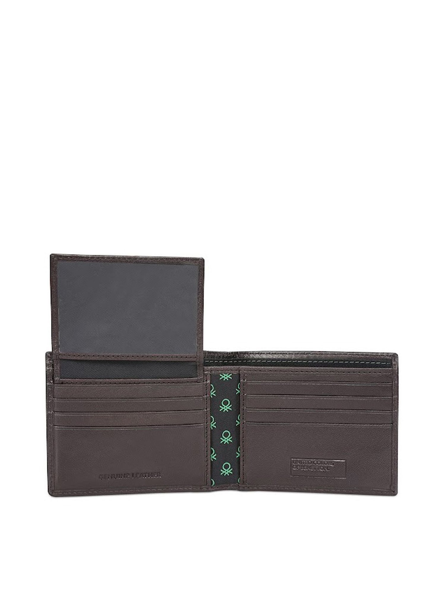 United Colors of Benetton Benito Brown Leather Solid Bi-Fold Wallet